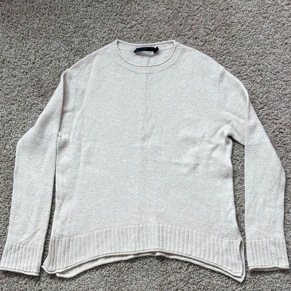 Jenni Kayne women’s Beige Crewneck Sweater